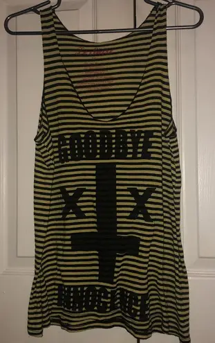 Urban Outfitters “Goodbye Innocence” Striped Tank Top