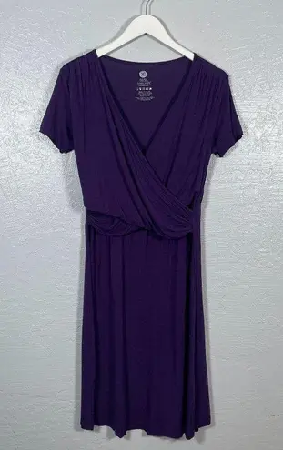 Kindred Bravely Women L Purple The Angelina Ultra Soft Maternity Nursing Dress Size undefined