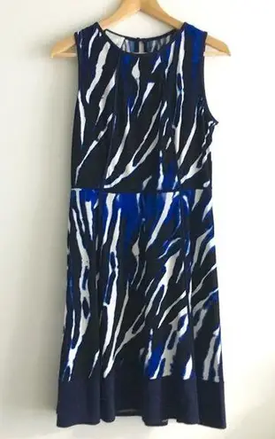 Donna Morgan  Watercolor‎ Sleeveless Sheath Dress Midi Womens Size 8