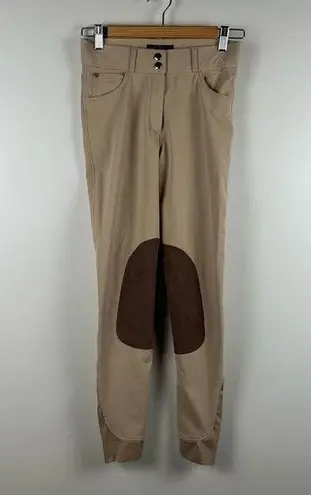 HKM Women's Tan Khaki Horse Riding Pants Breeches US Size 22