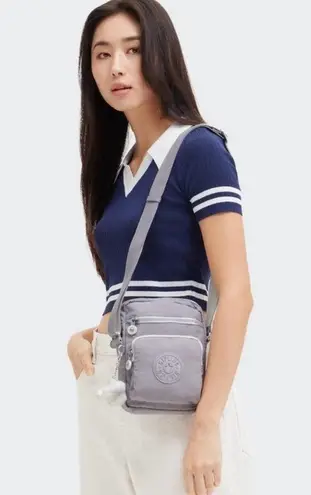 Kipling NWT -  | Gunne Tender Grey | Mini Backpack W/ Fuzzy Charm | So Cute