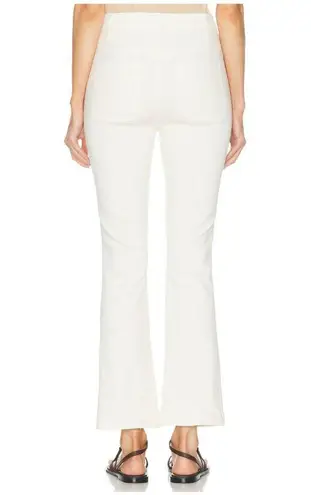 NWT Mother The Hustler Patch Pocket Flood Jean in Cream Puff White Size 32