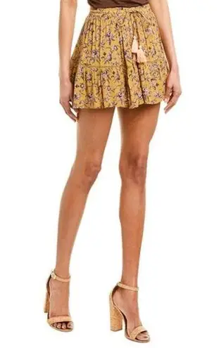 Raga Women's Sofia Floral Pleated Mini Skirt In Nocolor Size L. NEW
