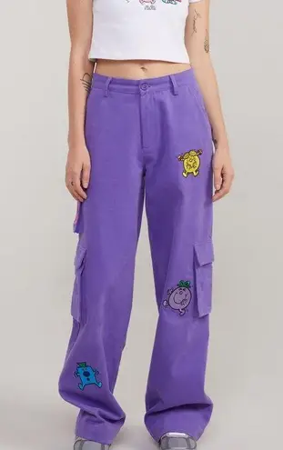 Samii Ryan Patchwork Cargo Pants Official Collaboration With Mr. Men Little Miss