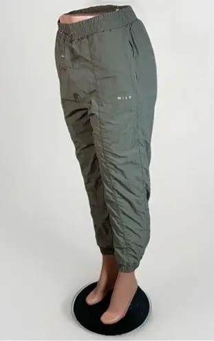Wilo The Label Pants Women small Anthropologie Wind Pants Jogger Nylon