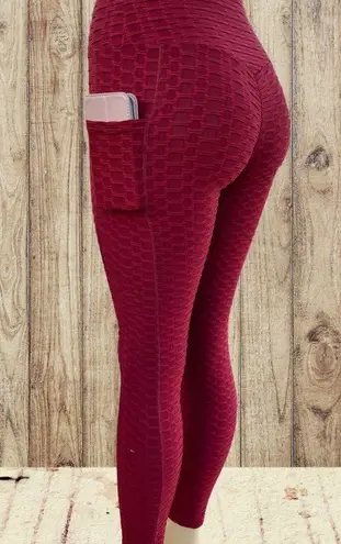 Scrunched up butt lifting leggings TikTok yoga pants Size M