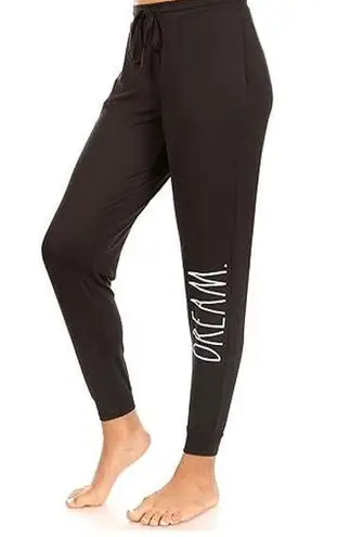 Rae Dunn NWT  Dream Black Jogger Pants Size Medium