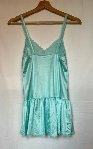 Maidenform Vintage Teal Babydoll Fairy Lingerie