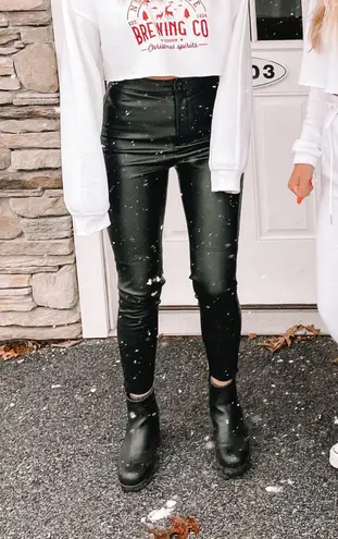 ZARA Leather Pants