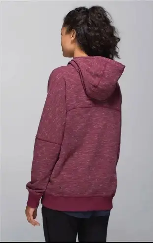 Lululemon Roam & Om Side Zip Maroon Hoodie