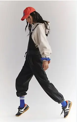 Free People Movement Making It Overalls Black Size M