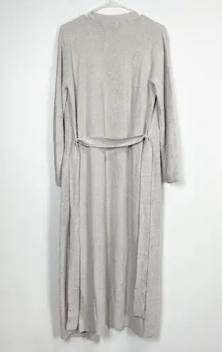 Barefoot Dreams NEW  Long Robe Cozy Chic Lite Womens XXS / XS Silver Gray NWOT