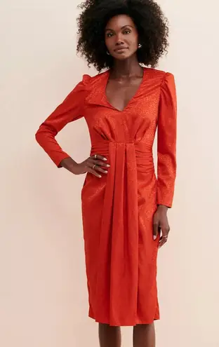 Saylor Womens Farrow Cocktail Pin Up Girl Classic 1950s Vintage Inspired Red XS