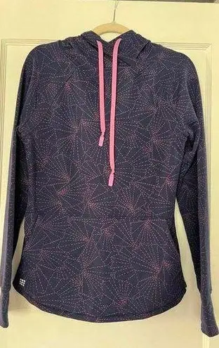 Title Nine Women's Hoodie Blue and Pink size Small