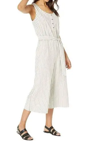 NWT Tribal Femme Petite Small Cream Striped Jumpsuit Tan Size undefined
