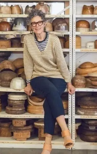 NEW NWT Lola Hats of NY Pinked Fedora 7199 100% Rabbit Hair Wool in Peacock Blue