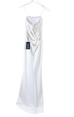 La Femme Strapless Jersey Gown