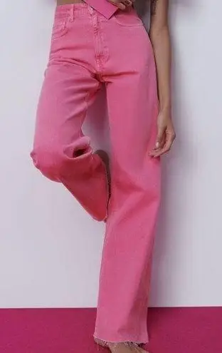 ZARA Pink Mom Jeans