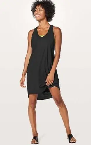 Lululemon  Rejuvenate Dress black size 8