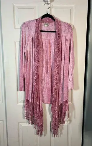 One World Fringe Kimono Cardigan