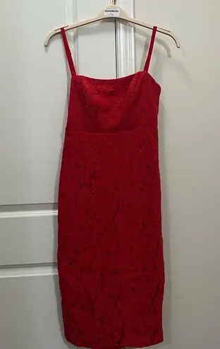 Fame and Partners Red The Max Dress Size 6 US $299
