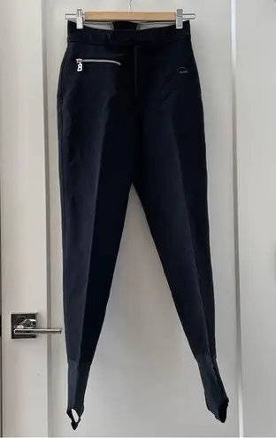 Bogner Vintage Ski Pants Black With Stirrups Women’s Size 8