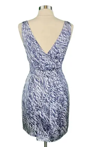 BCBGeneration Lilac Zebra Print Sleeveless Mini Dress