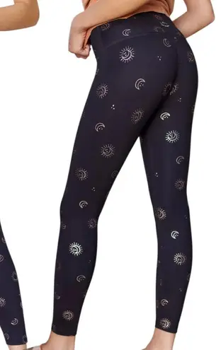 Beyond Yoga Sun & Moon High Waisted Midi Legging Black Rose Gold Size Large
