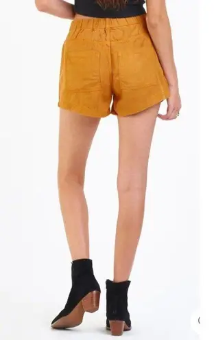 Dear John  - Maddie Super High Rise Shorts in Amber Glow Orange