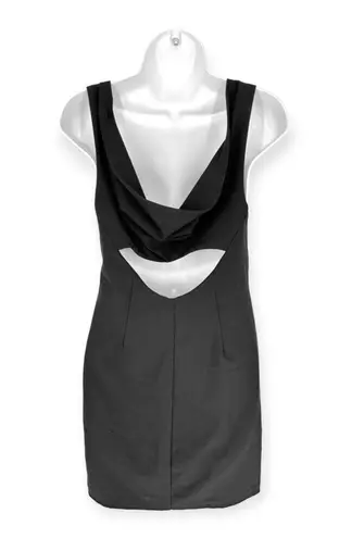 Lovely Day | Small | Sleeveless Square Neck Draped Back Little Black Dress
