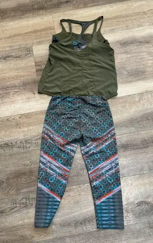 prAna  Roxanne Leggings and Tank Set Size S/M