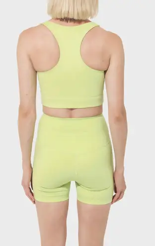 Girlfriend Collective Lime Green Racerback Sports Bra