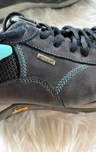 Dansko Paisley Milled Nubuck Womens Size 40wide Navy Shoes Sneakers