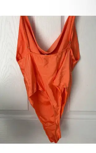 Bright Orange Bodysuit Size M