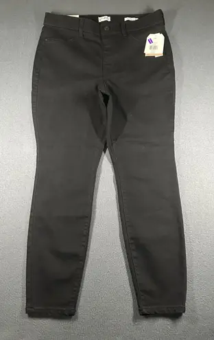 Wonderly Pull On Jeggings Womens 12P Black Flex Stretch Pants Flat Front