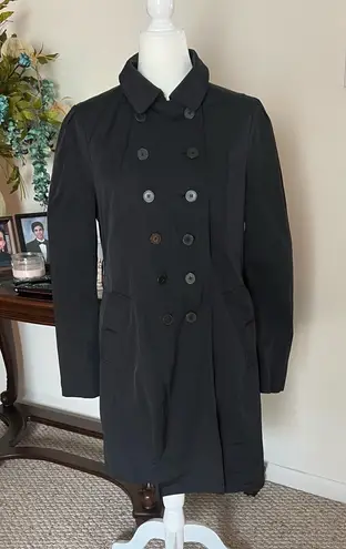 Pelle Studio Women’s Trench Coat – Black – Size XL – Double Breasted
