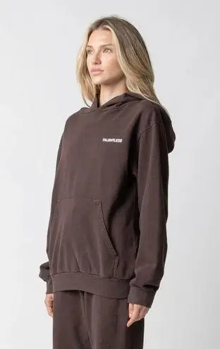 Talentless NEW  WOMENS LIGHTWEIGHT COCO BROWN HOODIE SZ SMALL