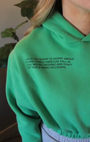 Edikted green  hoodie