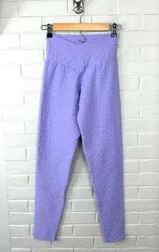 Booty By Brabants Lilac Croco Skin High Rise Leggings OS
