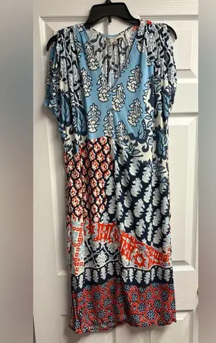 “Porridge” Anthropologie Patchwork Midi Dress Size Small