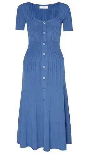 Sandro Sophy Buttoned Knit Midi Dress
