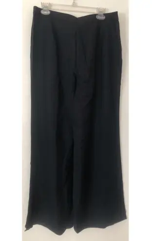 Shilla Black Enchant Linen Wide Leg Pants XL NWT