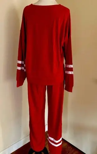 Women’s Loungewear Sweatsuit Sets Red Size L