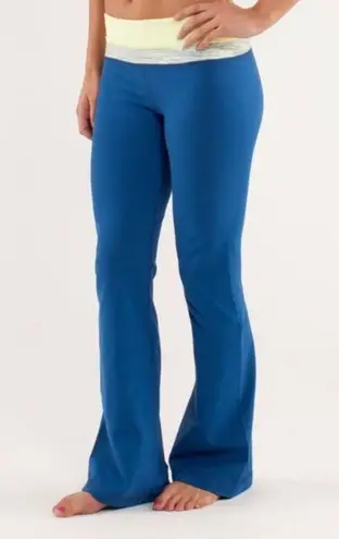 Lululemon  Blue Flare Yoga Pants