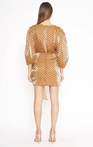 4S13NNA ALORA GOLD DRESS