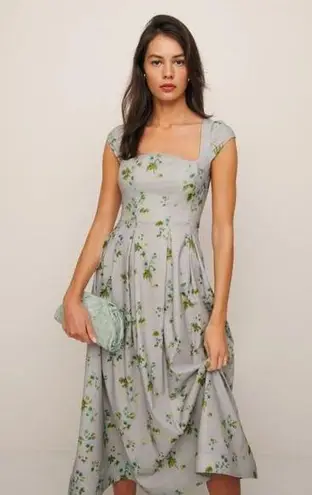 Reformation  | NWT Zabel Midi Floral Cottage Dress in Gillian