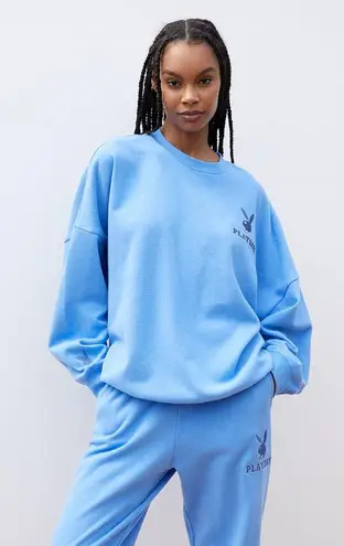 Light Blue Pacsun Playboy Sweatshirt