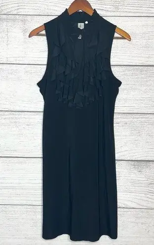 Heart soul  Black Sleeveless Keyhole Ruffle Mini Dress Size XL