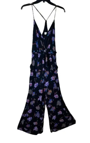 Anthropologie Moulinette Soeurs Black Floral Romper Jumpsuit Size XS