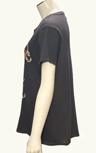 CCC Vintage Janis Joplin Graphic Tee Shirt Size Medium All Cotton Brown